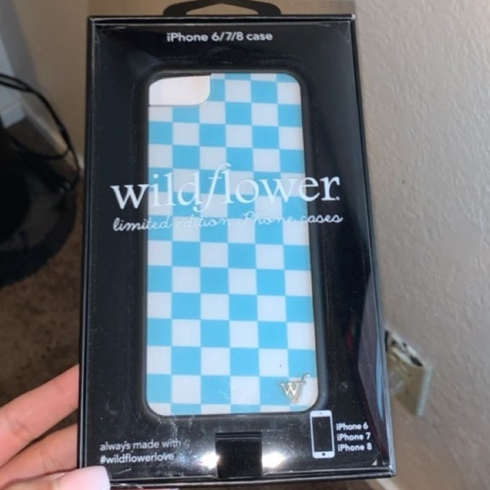 Blue Checkered iPhone Case (fits iPhone 6/7/8)